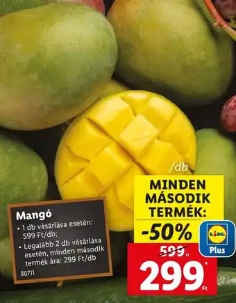 Lidl Mangó ajánlat