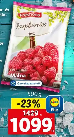 Lidl FRESHONA Málna ajánlat