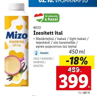 Lidl Mizo Ízesített ital ajánlat