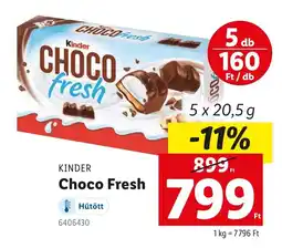 Lidl KINDER Choco Fresh ajánlat