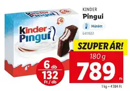 Lidl KINDER Pingui ajánlat