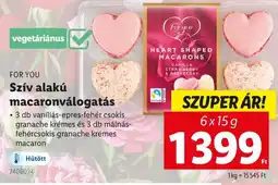 Lidl FOR YOU Szív alakú macaronválogatás ajánlat