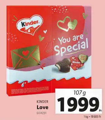 Lidl KINDER Love ajánlat