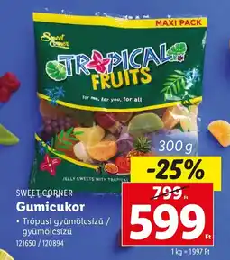 Lidl SWEET CORNER Gumicukor ajánlat