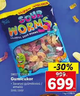 Lidl SWEET CORNER Gumicukor ajánlat