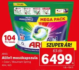 Lidl ARIEL Allin1 mosókapszula ajánlat