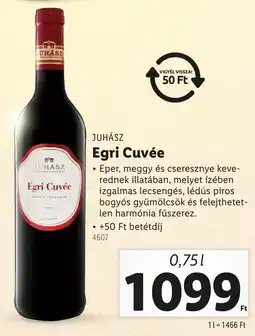 Lidl JUHÁSZ Egri Cuvée ajánlat