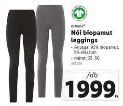 Lidl Esmara Női biopamut leggings ajánlat