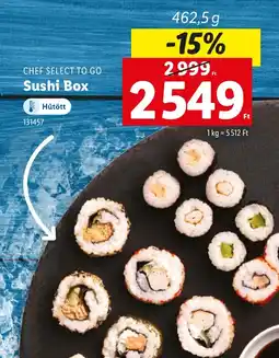 Lidl CHEF SELECT TO GO Sushi Box ajánlat