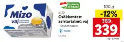 Lidl MIZO Csökkentett zsírtartalmú vaj ajánlat