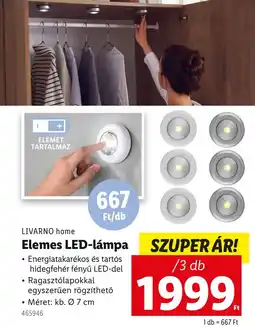 Lidl LIVARNO home Elemes LED-lámpa ajánlat