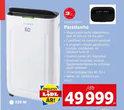 Lidl SILVERCREST Párátlanító ajánlat