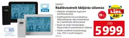 Lidl AURIOL Rádióvezérelt időjárás-állomás ajánlat