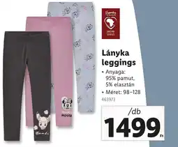 Lidl Lányka leggings ajánlat