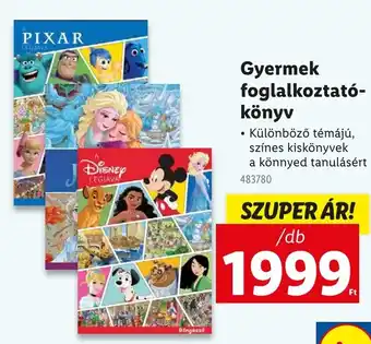 Lidl Gyermek foglalkoztató- könyv ajánlat