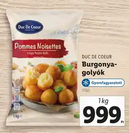 Lidl DUC DE COEUR Burgonya- golyók ajánlat