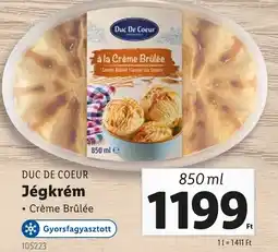 Lidl DUC DE COEUR Jégkrém ajánlat