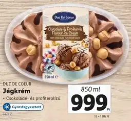 Lidl DUC DE COEUR Jégkrém ajánlat