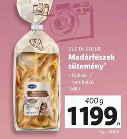 Lidl DUC DE COEUR Madárfészek sütemény ajánlat