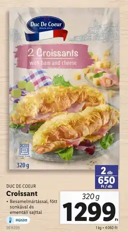 Lidl DUC DE COEUR Croissant ajánlat