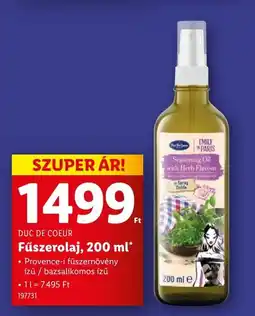 Lidl DUC DE COEUR Fűszerolaj ajánlat