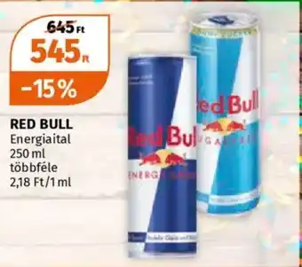 Müller Red Bull energiaital ajánlat