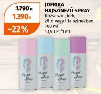 Müller Jofrika Hajszínező spray ajánlat