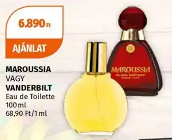 Müller Maroussia / Vanderbilt Eau de Toilette ajánlat