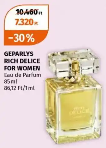 Müller Geparlys Rich Delice for Women Eau de Parfum ajánlat