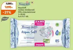 Müller Beauty Baby AquaSoft nedves törlőkendő ajánlat