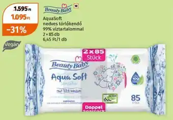 Müller Beauty Baby AquaSoft nedves törlőkendő ajánlat