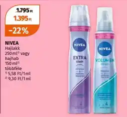 Müller Nivea hajlakk / hajhab ajánlat