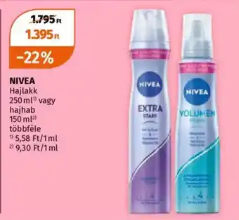 Müller Nivea hajlakk / hajhab ajánlat