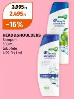 Müller Head&Shoulders sampon ajánlat