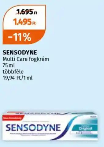 Müller Sensodyne Multi care fogkrém ajánlat