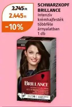 Müller Schwarzkopf Brillance intenzív krémhajfesték ajánlat