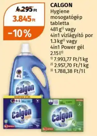 Müller Calgon Hygiene mosogatógép tabletta / vízlágyító por / Power gél ajánlat