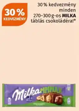 Müller Milka táblás csokoládéra ajánlat