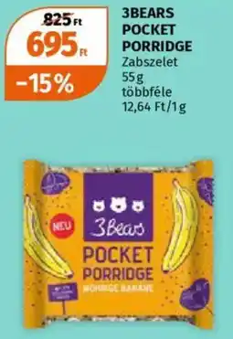 Müller 3Bears Pocket Porridge zabszelet ajánlat