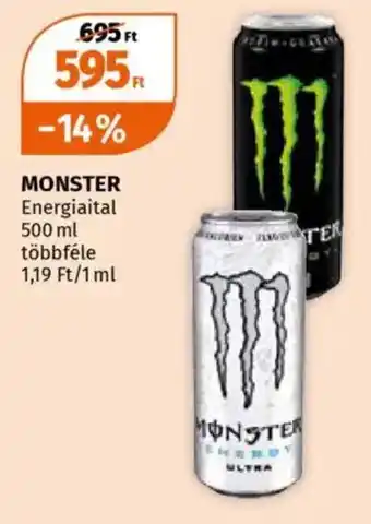 Müller Monster energiaital ajánlat