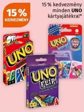 Müller UNO kártyajátékra ajánlat