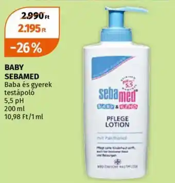 Müller Baby Sebamed baba és gyerek testápoló ajánlat