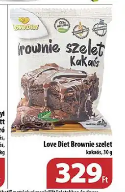 Coop Love Diet Brownie szelet ajánlat