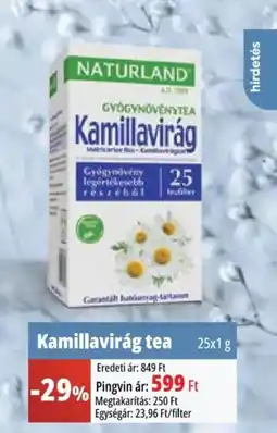 Pingvin Patika Kamillavirág tea ajánlat