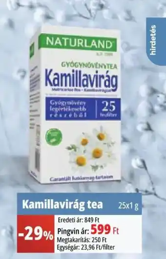 Pingvin Patika Kamillavirág tea ajánlat