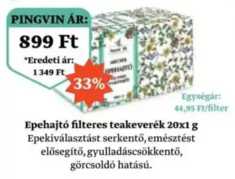 Pingvin Patika Epehajtó filteres teakeverék ajánlat