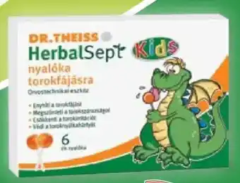 Pingvin Patika Dr. Theiss HerbalSept nyalóka torokfájásra ajánlat