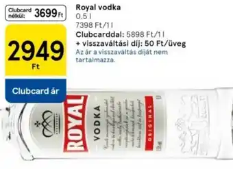 Tesco Royal vodka ajánlat