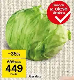 Tesco Jégsaláta ajánlat