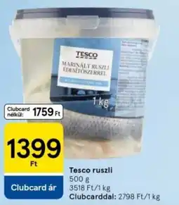 Tesco Tesco ruszli ajánlat